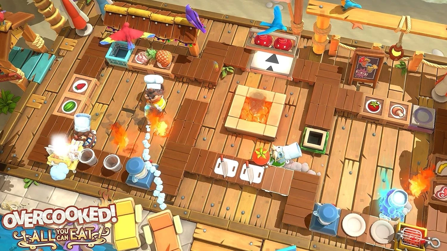 Overcooked! All You Can Eat party game on PS5