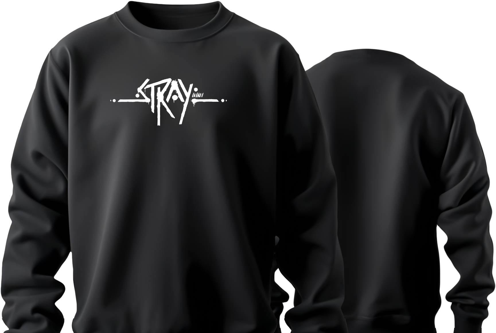 Stray Code Sweatshirt - Front and Back View