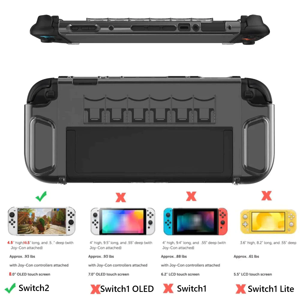 غلاف DOBE Crystal لجهاز Nintendo Switch 2