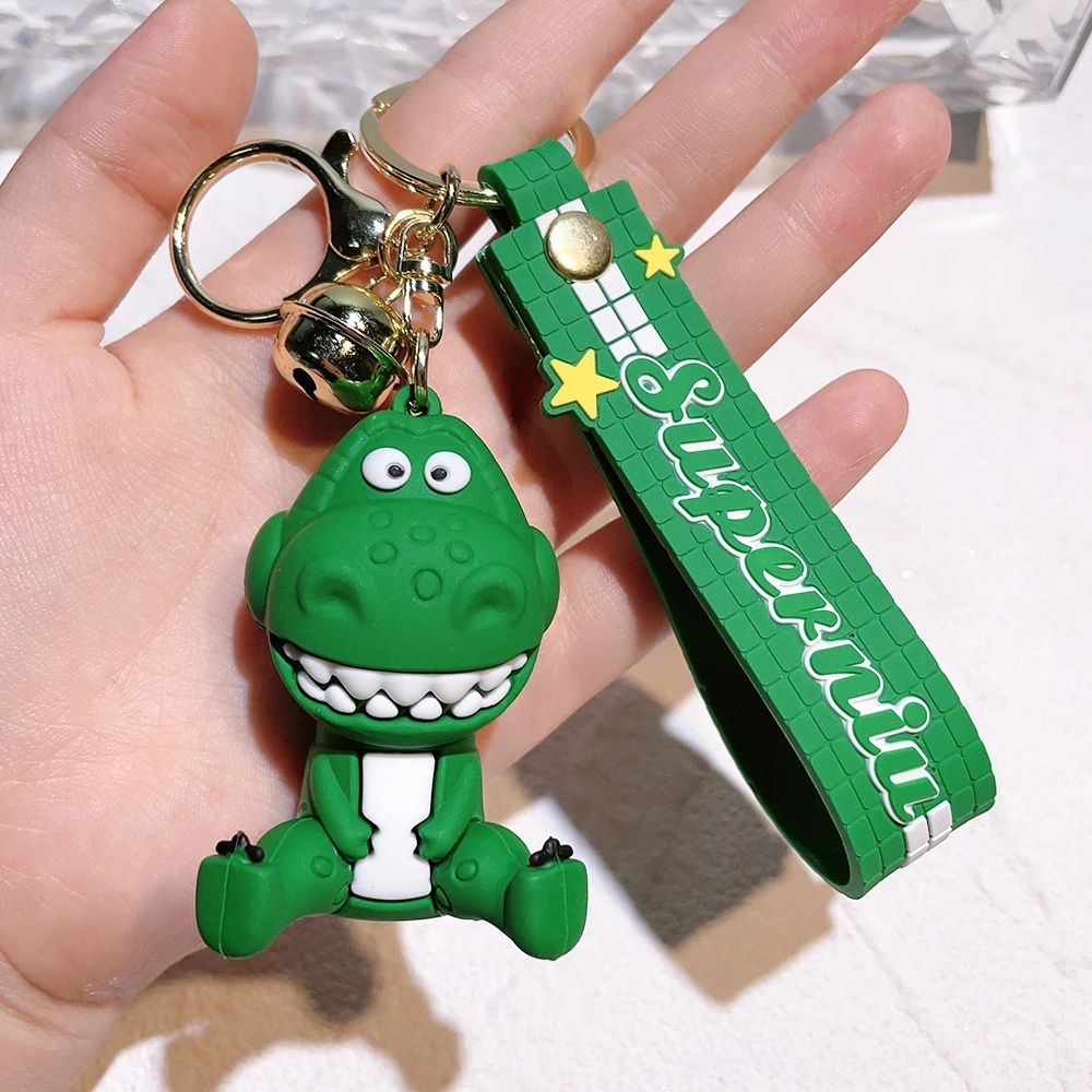 Toy Story Rex Green Strap Keychain