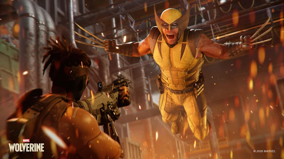 Wolverine ينفذ هجومًا قويًا أثناء القتال
