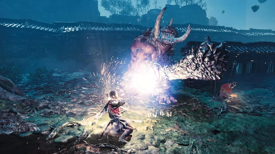 A monstrous Genma enemy in Onimusha: Way of the Sword
