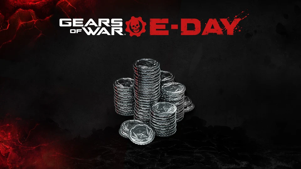 Official Gears of War E-Day 1000 Iron in-game currency artwork