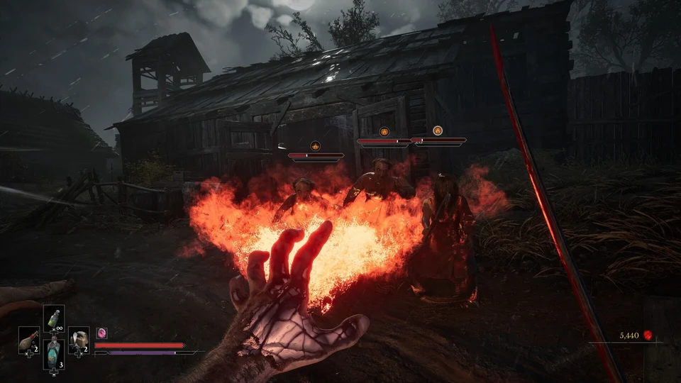 William using a supernatural Transmutation ability against an enemy