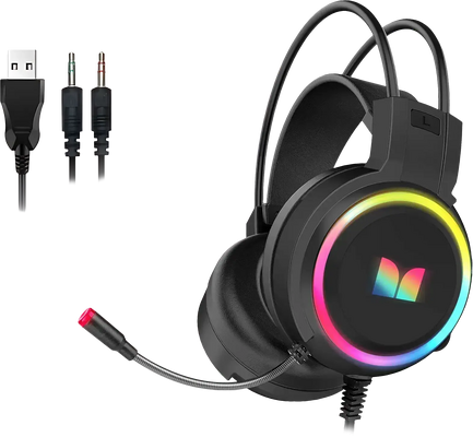 Monster G902 Wired RGB Gaming Headset - Black