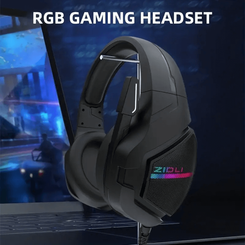 ZIDLI L5 PRO RGB Wired Gaming Headset - Black – image 3