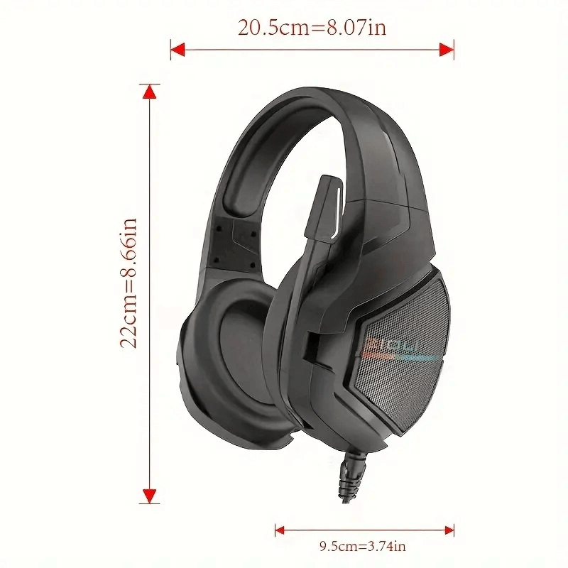 ZIDLI L5 PRO RGB Wired Gaming Headset - Black – image 4