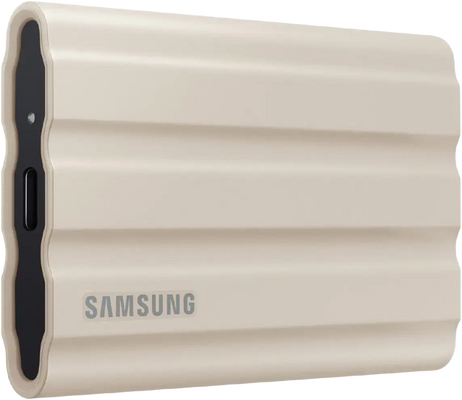 Samsung T7 Beige Shield Portable SSD - 1 TB