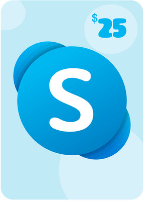 Skype Prepaid Gift Card 25 USD Key UNITED STATES