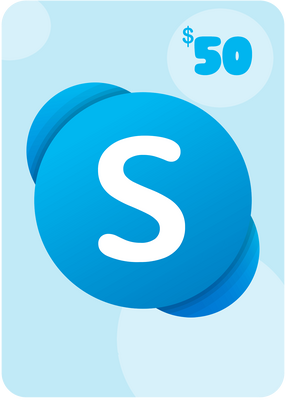 Skype Prepaid Gift Card 50 USD Key UNITED STATES