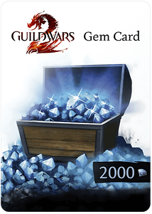 Guild Wars 2 2000 Gems Card Official Website Key GLOBAL -  for sale in Egypt from Games2Egypt