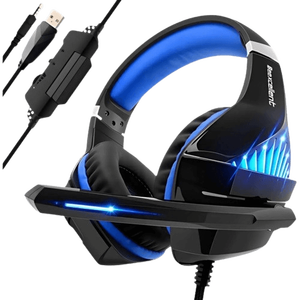 Beexcellent GM5 Wired Gaming Headset - Blue -  for sale in Egypt from Games2Egypt