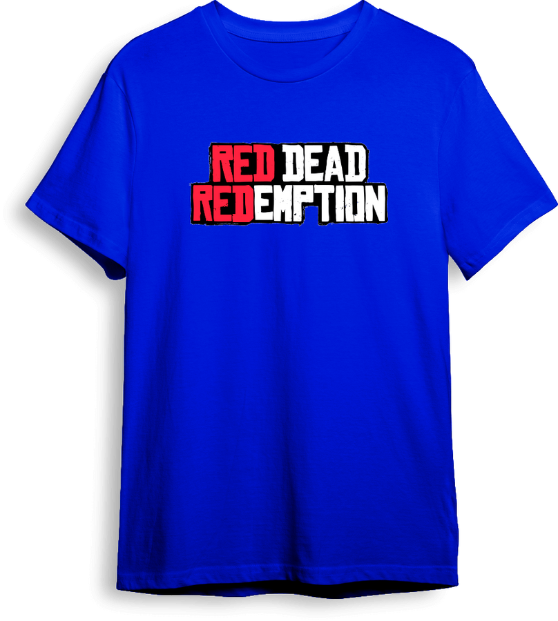 Red Dead Redemption LOOM Oversized Gaming T-Shirt - Blue