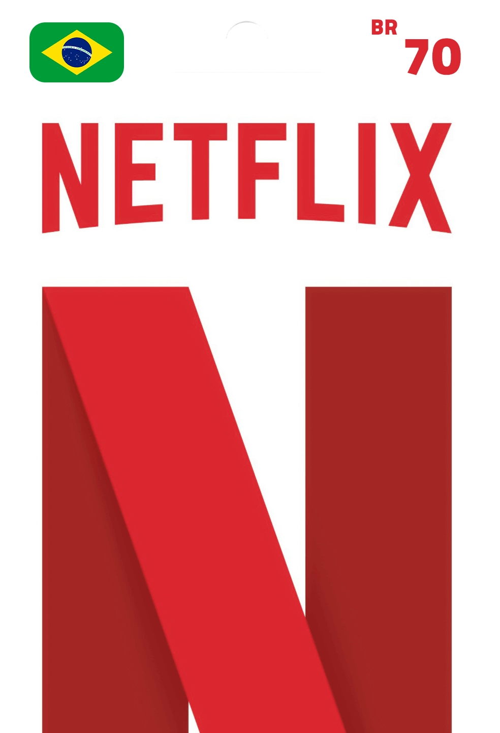Netflix Gift Card 70 BRL Key - Brazil  for sale in Egypt from Games2Egypt