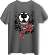 Spider-Man Venom LOOM Oversized T-Shirt - Gray  for sale in Egypt from Games2Egypt