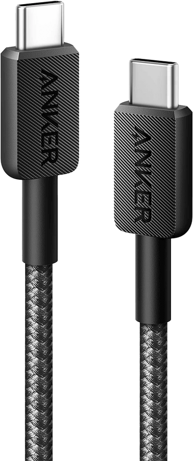 Anker 322 Type-C to Type-C Cable - 6ft Braided - Black – image 2