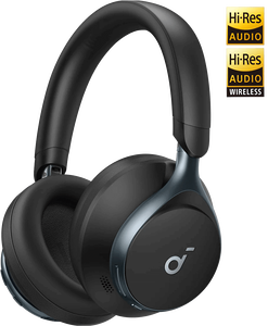 Soundcore by Anker Space One | Active Noise Cancelling Headphones - Jet Black -  for sale in Egypt from Games2Egypt