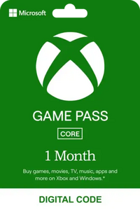  Xbox Game Pass Core 1 Month Key India