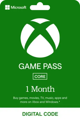  Xbox Game Pass Core 1 Month Key India