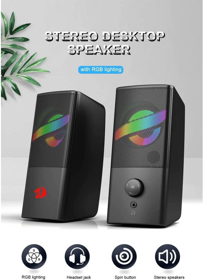 Redragon GS530 Air Gaming Speaker - RGB backlight – image 5