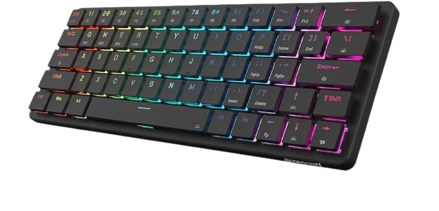 لوحة مفاتيح ميكانيكية للألعاب Redragon K624 Pro بإضاءة خلفية LED و63 مفتاحًا -  للبيع في مصر من خلال Games2Egypt