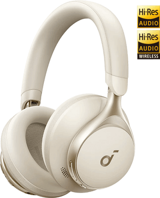 Soundcore by Anker Space One | Active Noise Cancelling Headphones - Latte Cream