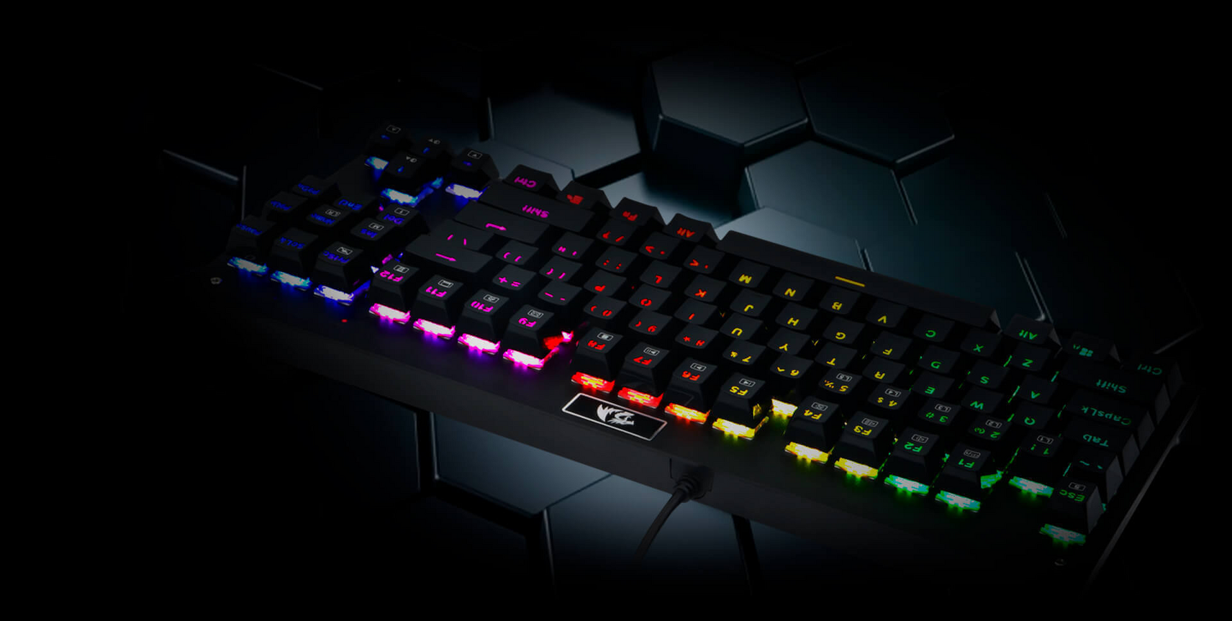 Redragon K568 Rgb DARK AVENGER Mechanical Wired Gaming Keyboard - Blue Switches – image 4