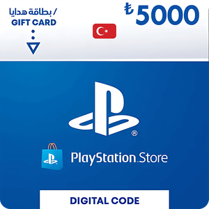PSN PlayStation 5000 TRY (TR) Card TURKEY -  for sale in Egypt from Games2Egypt