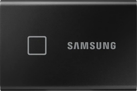 Samsung T7 Touch Portable External SSD - Black - 2TB 