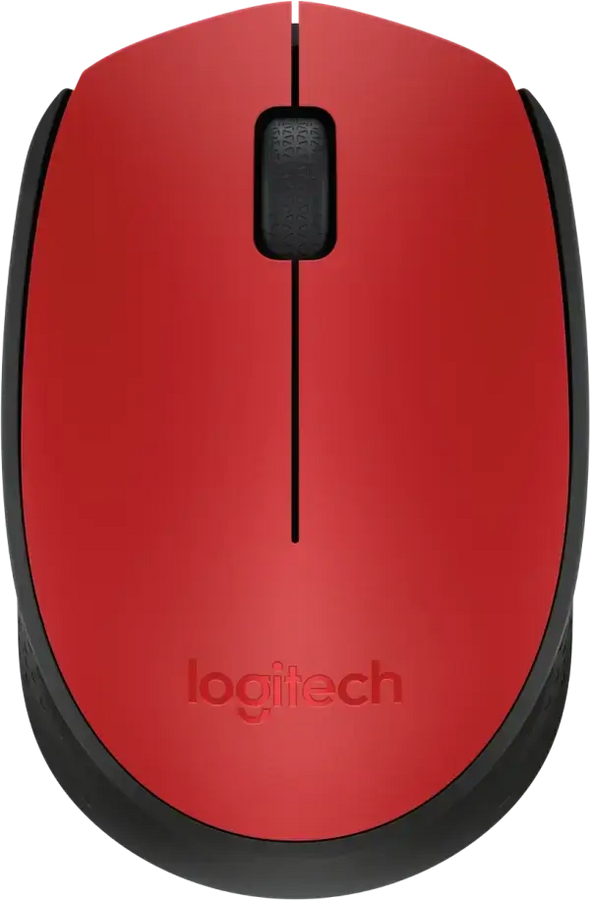 Logitech Wireless M171 Gaming Mouse - Red