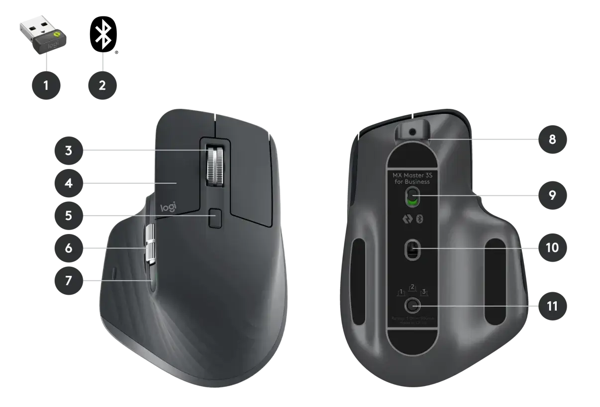 Logitech MX MASTER 3S Wireless Gaming Mouse – image 4