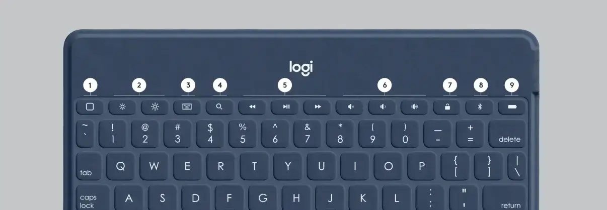 كيبورد محمول صغير Keys To Go لاسلكي من لوجيتيك – صورة 5