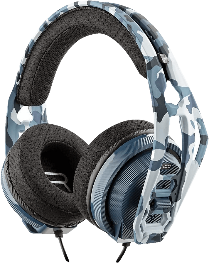 RIG 400HS Wired Gaming Headset - Camouflage Blue
