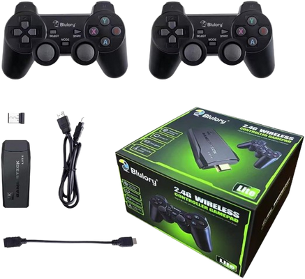 Game Stick Lite 4K Retro Console with Wireless Controllers