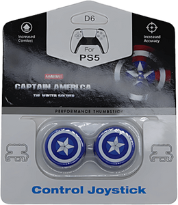 Captain America Analog Freek and Grips for PS5 and PS4 - Blue