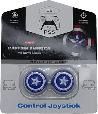 Captain America Analog Freek and Grips for PS5 and PS4 - Blue