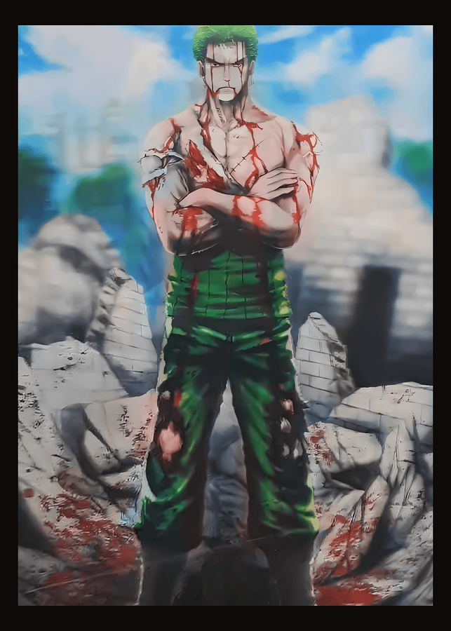 One Piece 3D Anime Poster (LUFFY . ZORO. Sanji) – image 3
