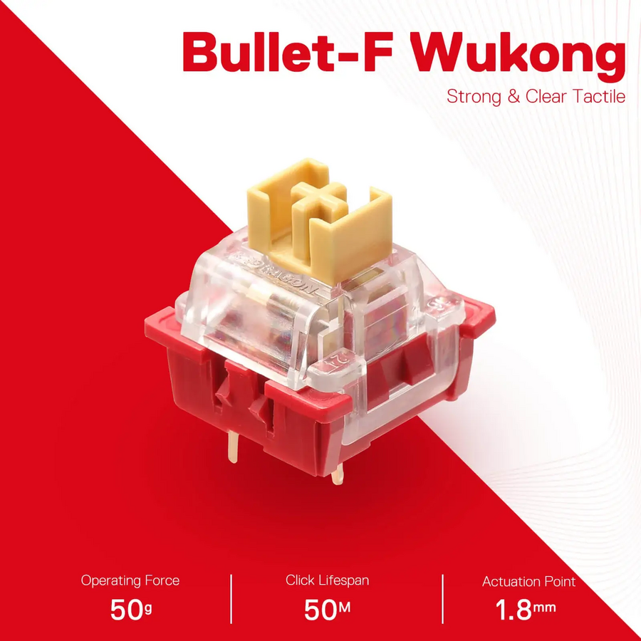 Redragon A113 Bullet-F Tactile Mechanical Switch – image 2