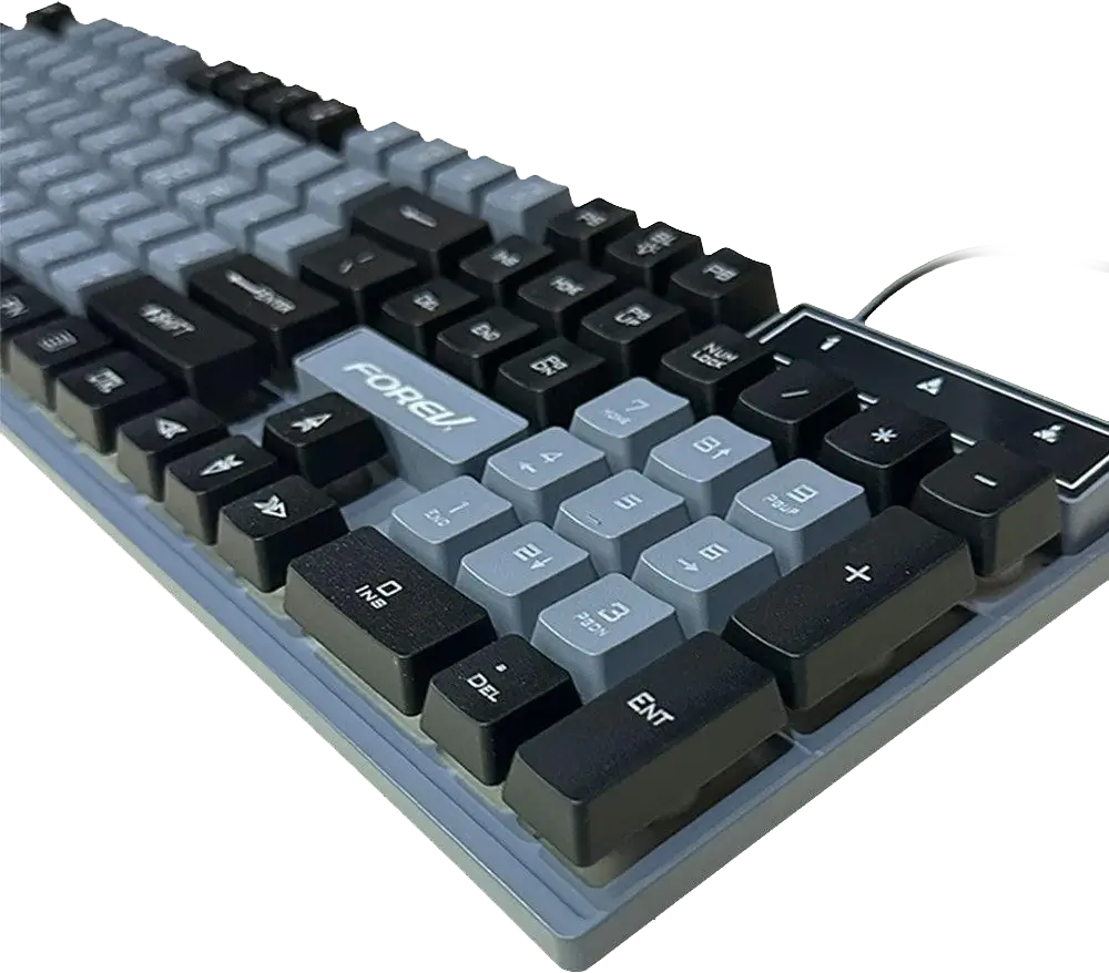 Forev FV-Q8 Wired Gaming Keybaord - Grey and Black – image 2