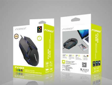 Forev FV-Q3 Wired Gaming Mouse - Black – image 4