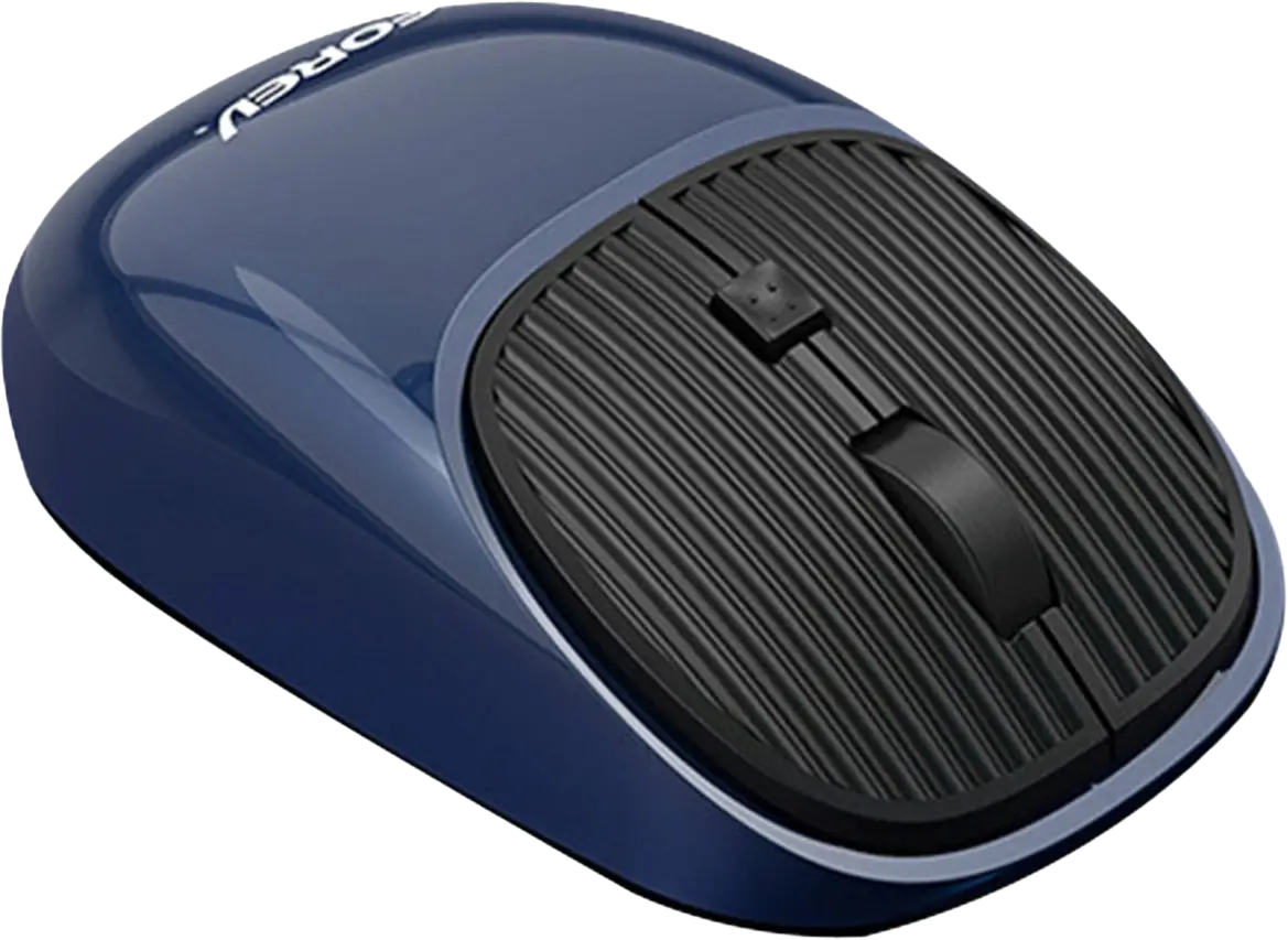 Forev FV-169 Wireless Rechargeable Mouse - Navy Blue
