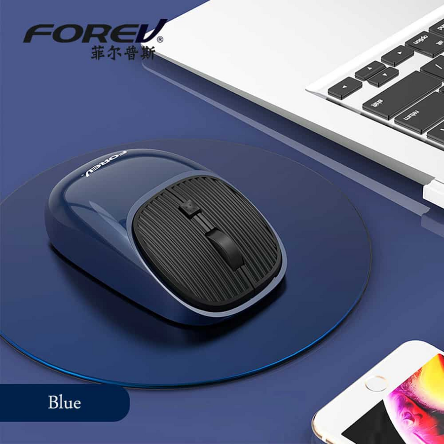 Forev FV-169 Wireless Rechargeable Mouse - Navy Blue – image 2