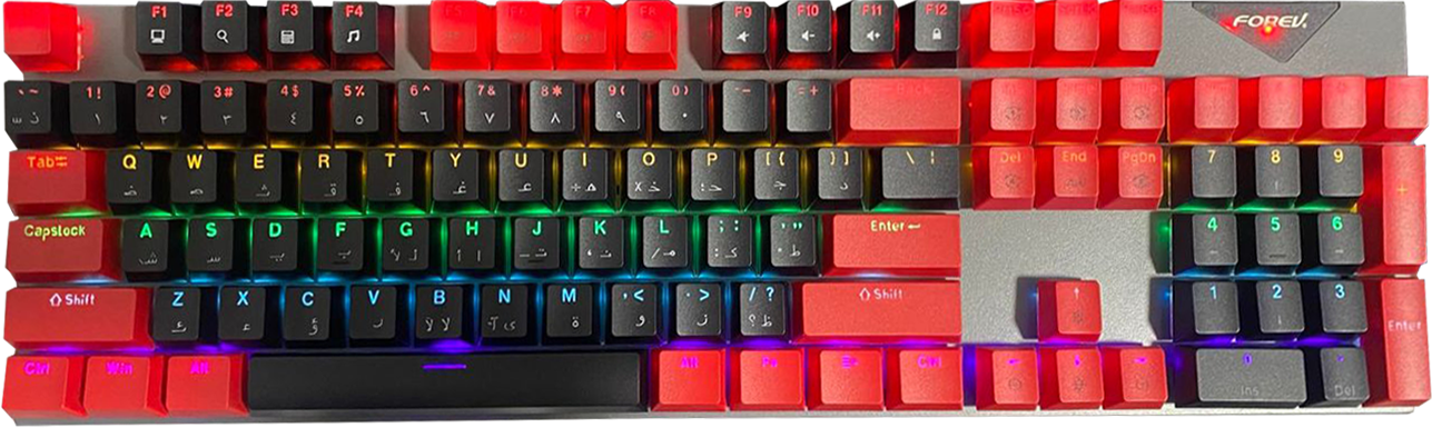 لوحة المفاتيح الميكانيكية FV-Q302 من فوريف  للبيع في مصر من خلال Games2Egypt