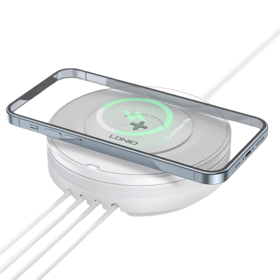 LDNIO AW003 32W Desktop Wireless Charger with 4 usb port