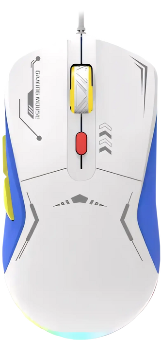 ماوس جيمنج سلكي FV-X9 من فوريف - أبيض  للبيع في مصر من خلال Games2Egypt