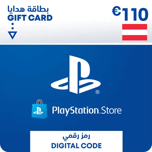 بطاقة هدايا بلايستيشن ستور 110 يورو - النمسا  للبيع في مصر من خلال Games2Egypt