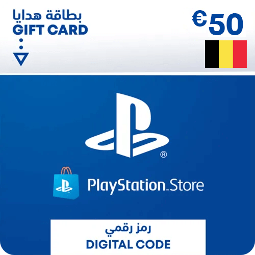 بطاقة هدايا بلايستيشن ستور 50 يورو - بلجيكا  للبيع في مصر من خلال Games2Egypt
