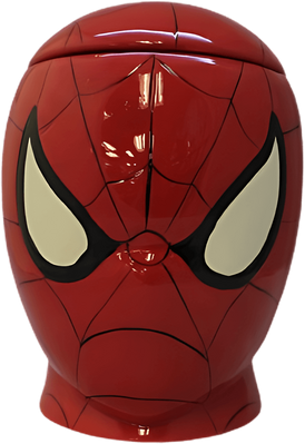 Marvel Comics Spider-Man Molded it's Cookie Jar it's Jar Head
