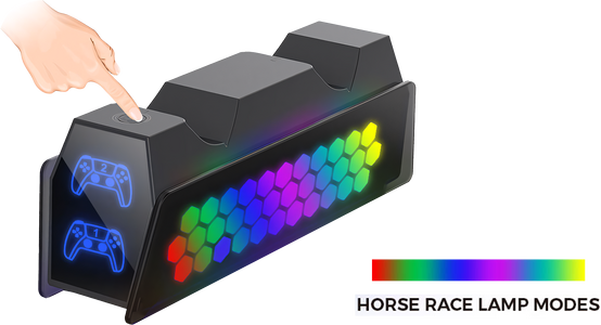 شاحن دوبي مزدوج لوحدات تحكم بلاي ستيشن 5 - RGB  للبيع في مصر من خلال Games2Egypt