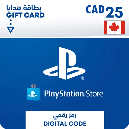 كارت 25 دولار بلاي ستيشن نيتورك كندا  للبيع في مصر من خلال Games2Egypt